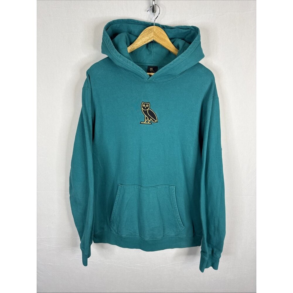 October’s‎ Very Own OVO Owl Hoodie Teal Made in Canada Cotton XL